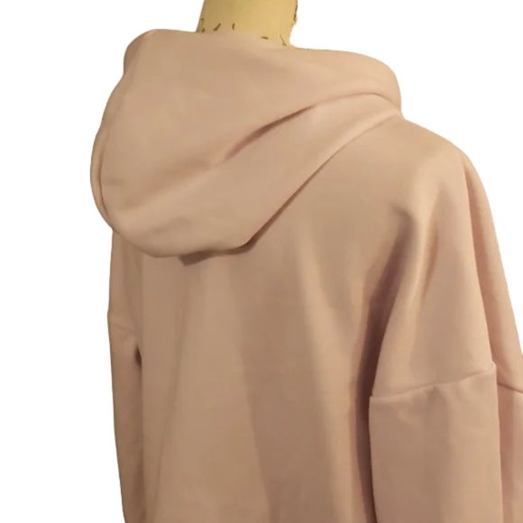 Fabletics NEW Without Tag Womens Eco Go-To Pocket Hoodie in Tan Size L - Picture 5 of 11